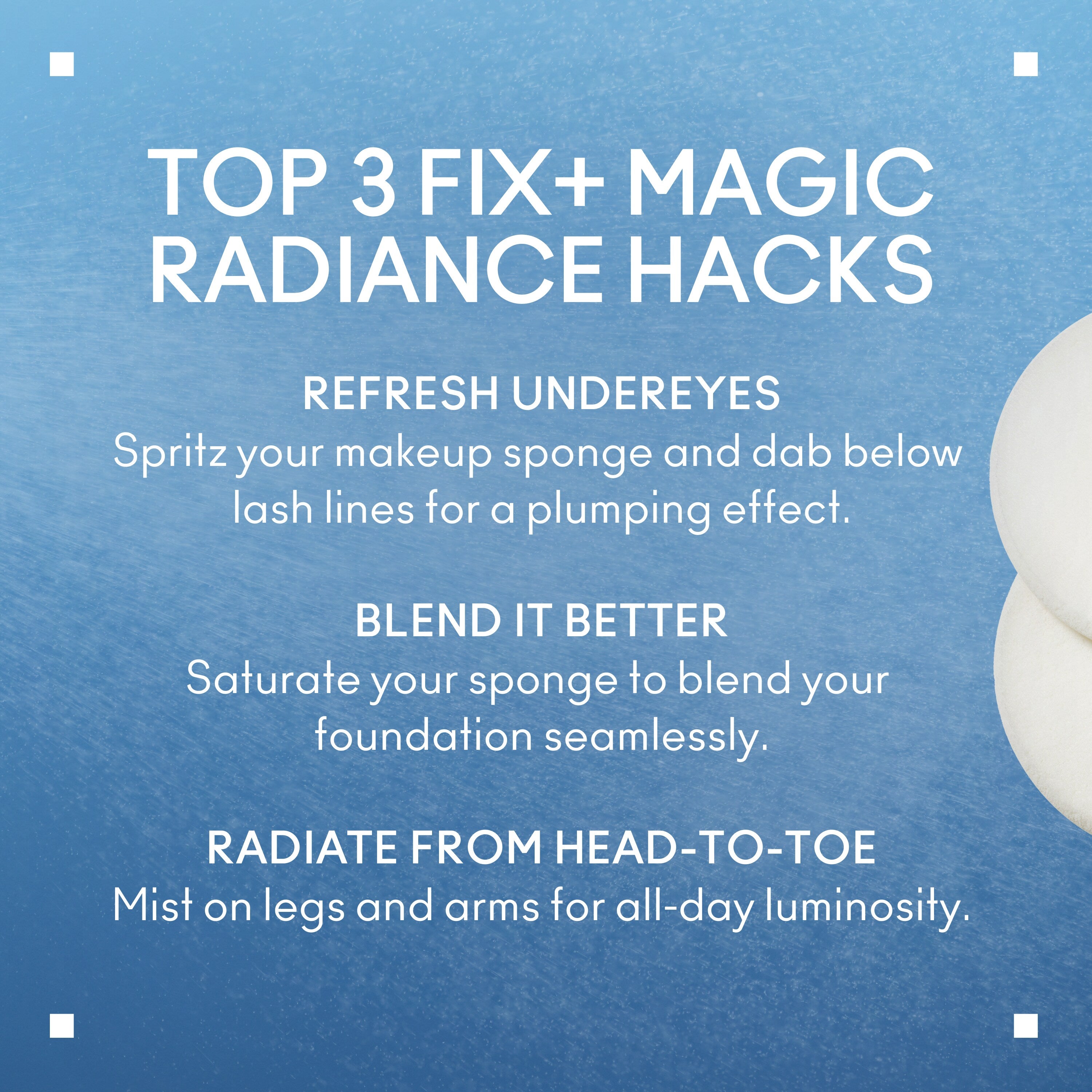 FIX+ MAGIC RADIANCE - Setting Spray - Everyday Essential