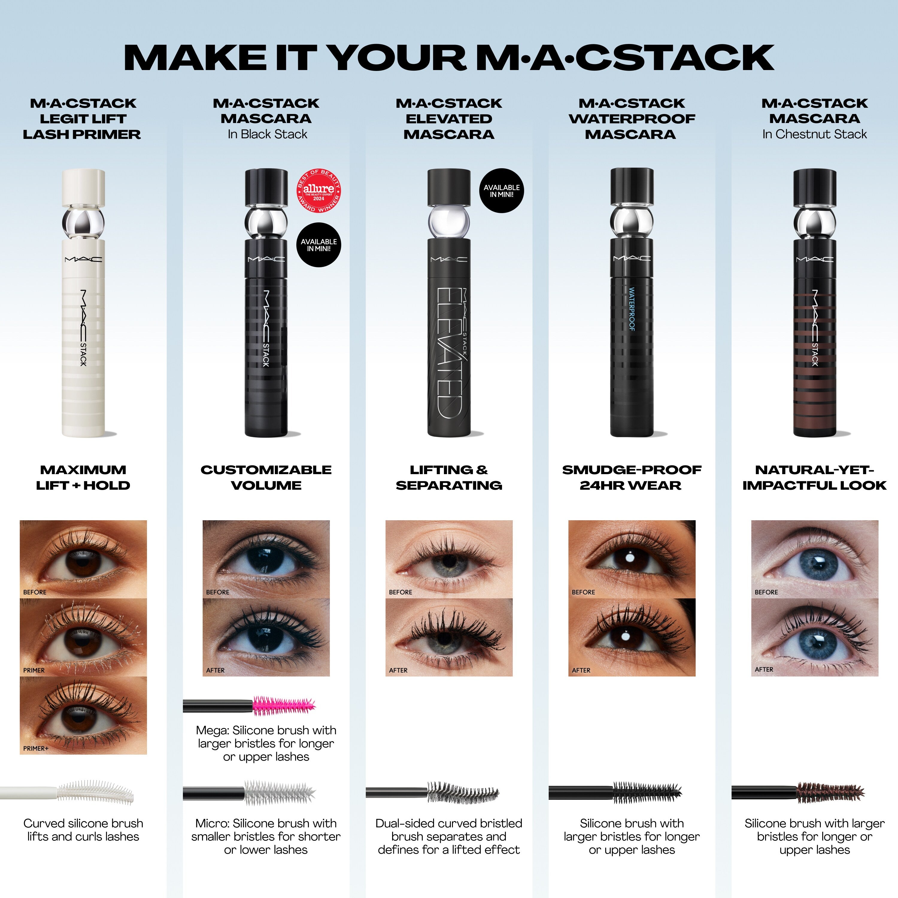 M·A·CStack Elevated Mascara - Everyday Beauty Essential