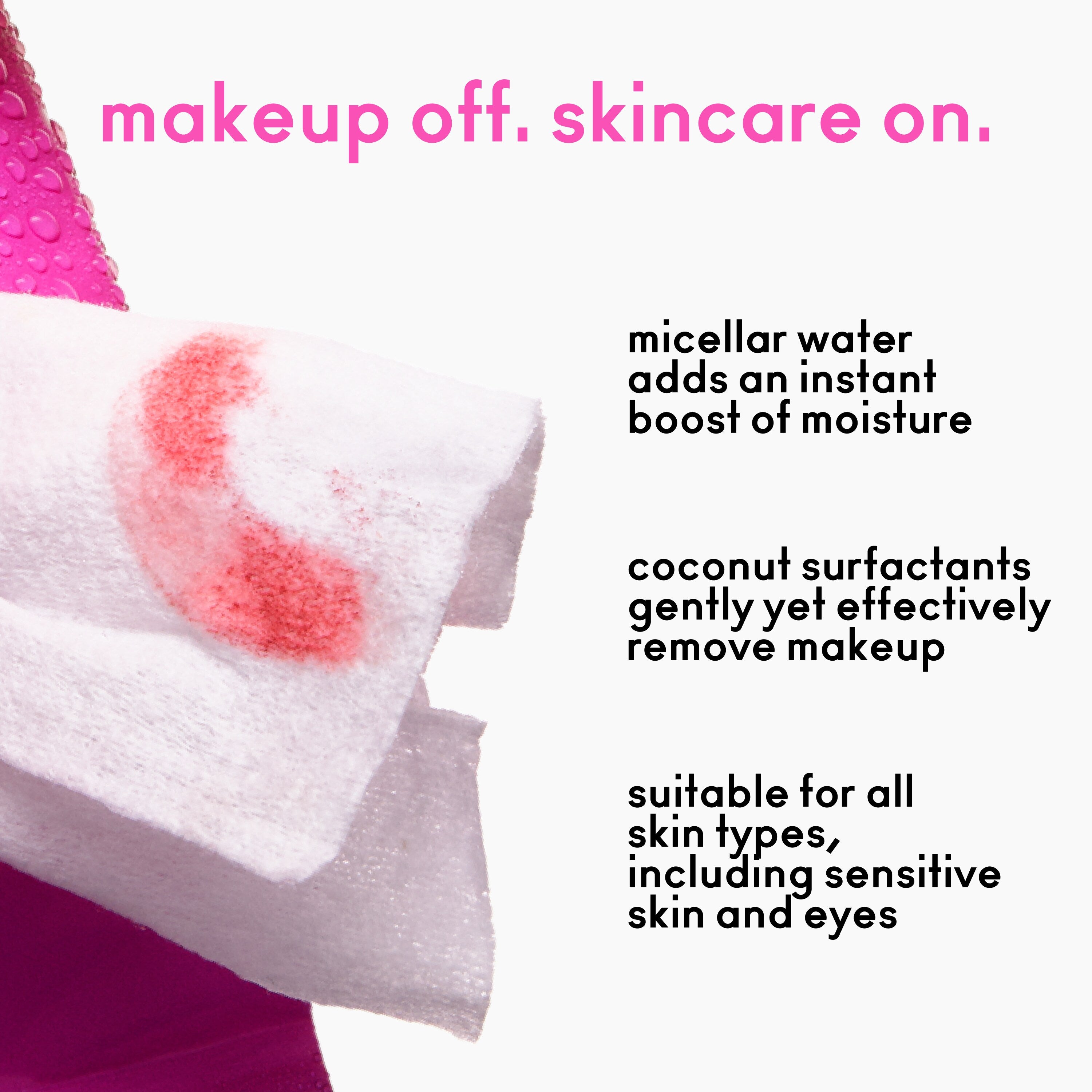 Get Unready Micellar Water Wipes - Everyday Essential
