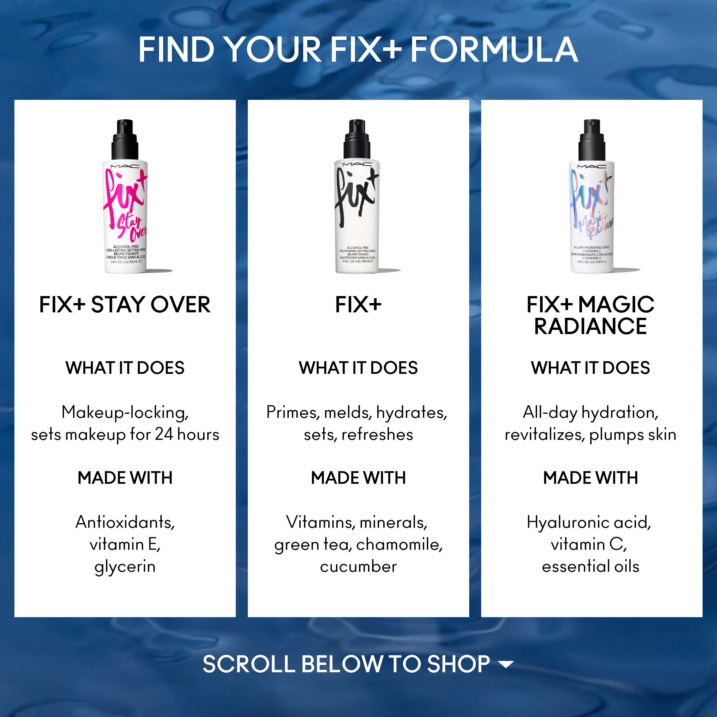 Fix+ Stay Over Alcohol-Free 24HR Setting Spray - Everyday Essential
