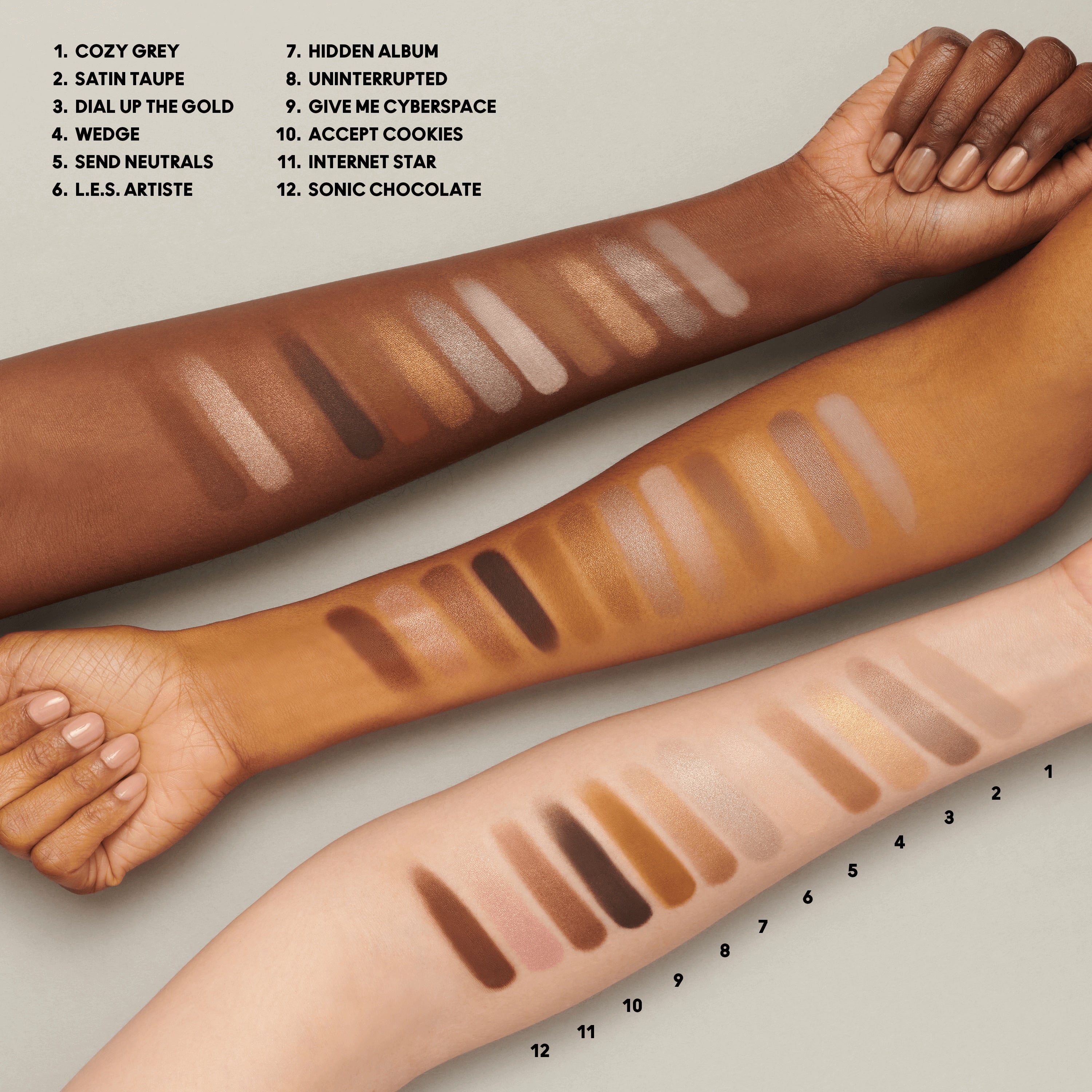 Connect In Colour Eye Shadow Palette: Unfiltered Nudes - Everyday Essential