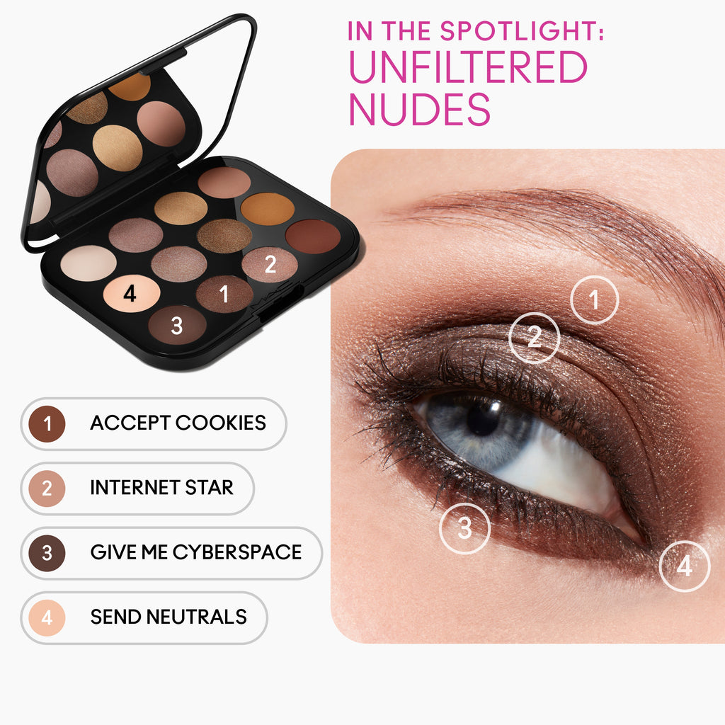 Connect In Colour Eye Shadow Palette: Unfiltered Nudes - Everyday Essential