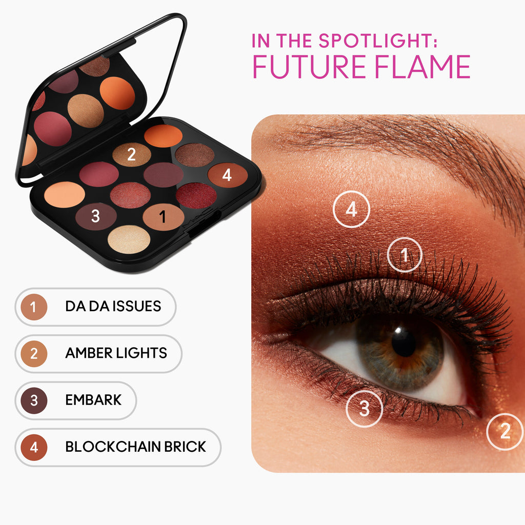 Connect In Colour Eye Shadow Palette: Future Flame - Everyday Essential