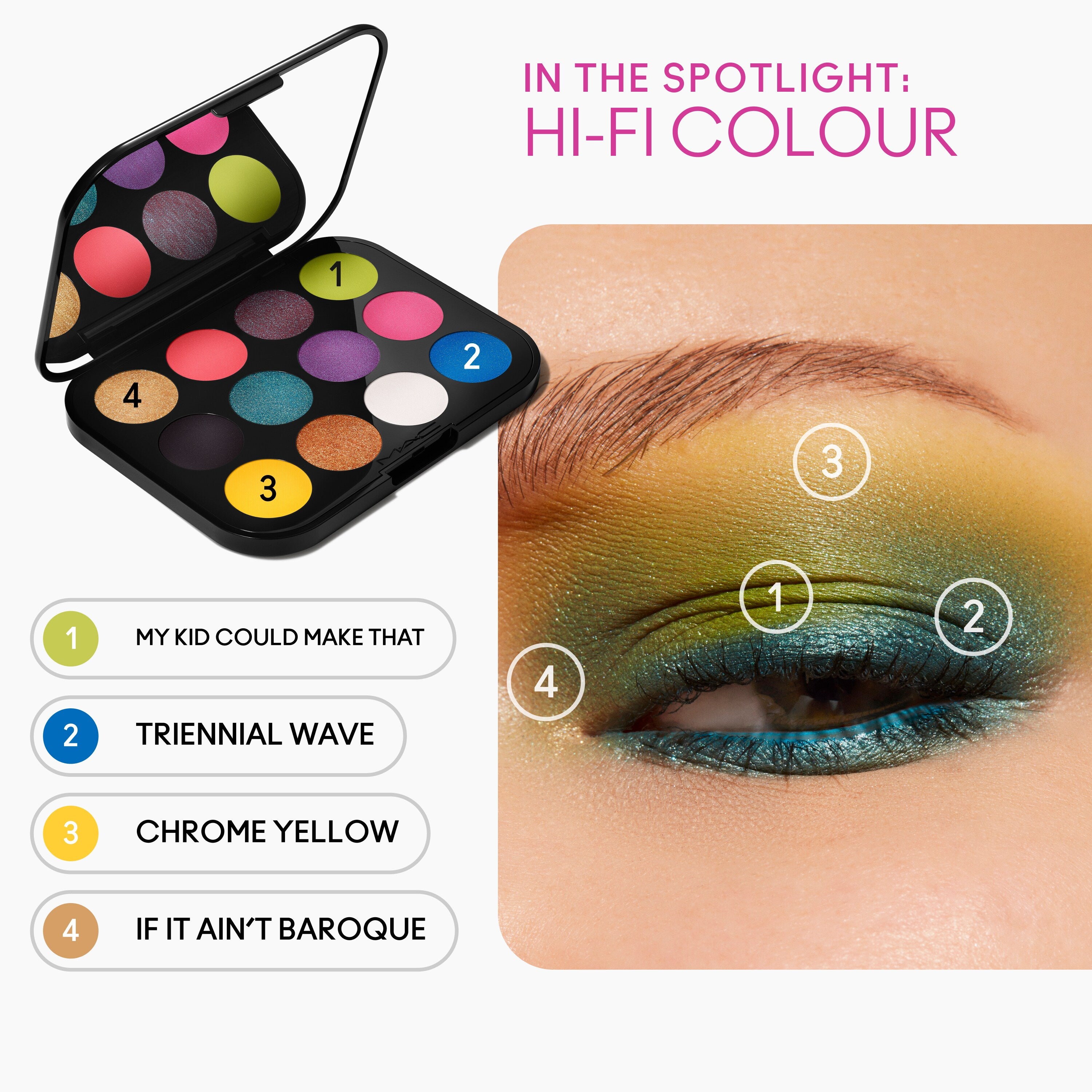 Connect In Colour Eye Shadow Palette: Hi-Fi Colour - Everyday Essential