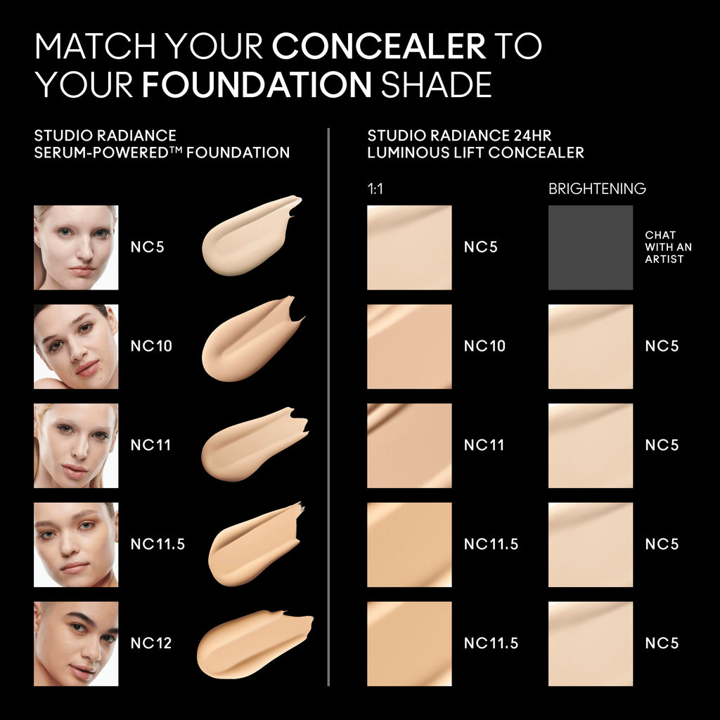 STUDIO RADIANCE 24HR LUMINOUS LIFT CONCEALER - Everyday Beauty Essential