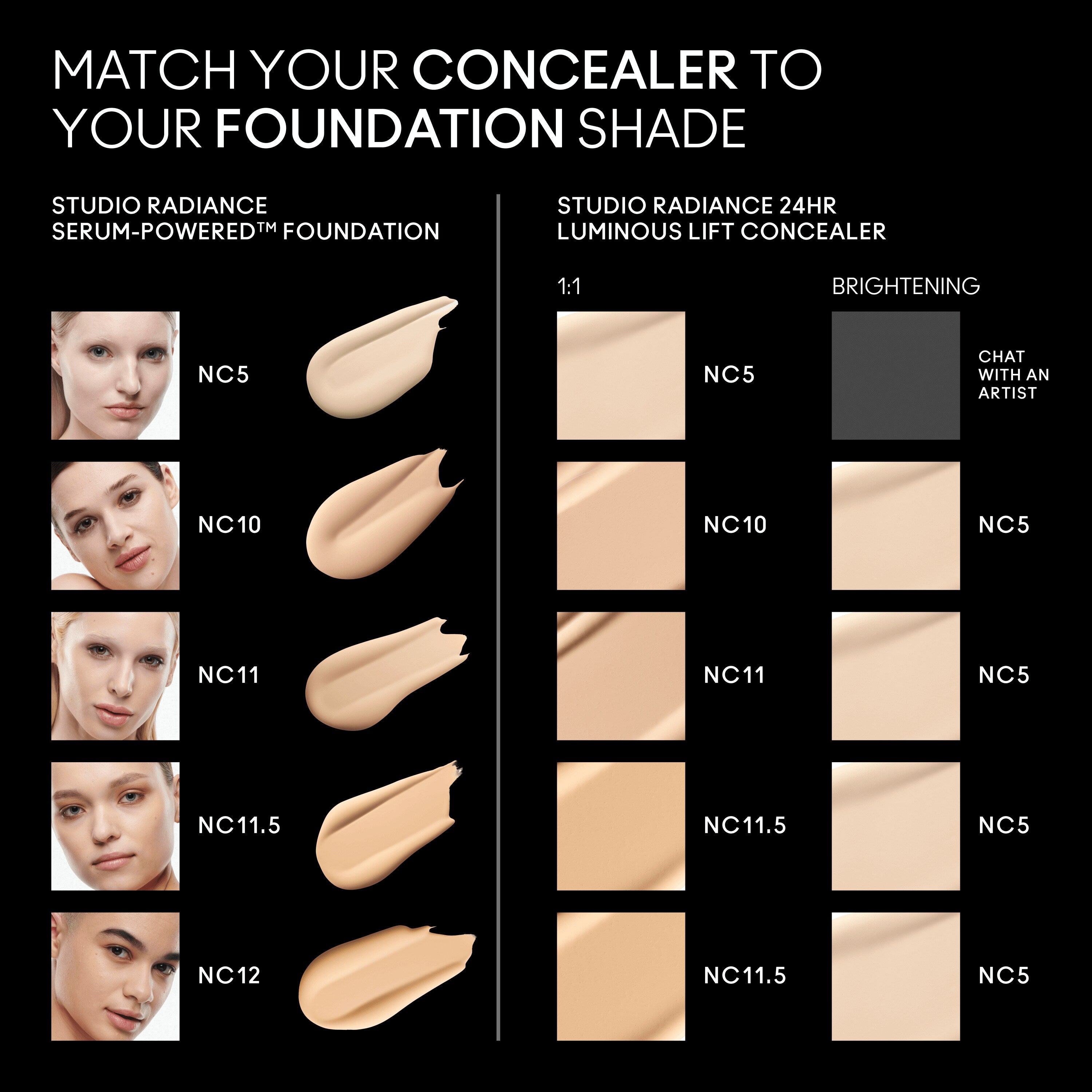STUDIO RADIANCE 24HR LUMINOUS LIFT CONCEALER - Everyday Beauty Essential